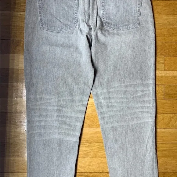 Eileen Fisher light gray organic cotton jeans sz 12, 34460 S16BD
