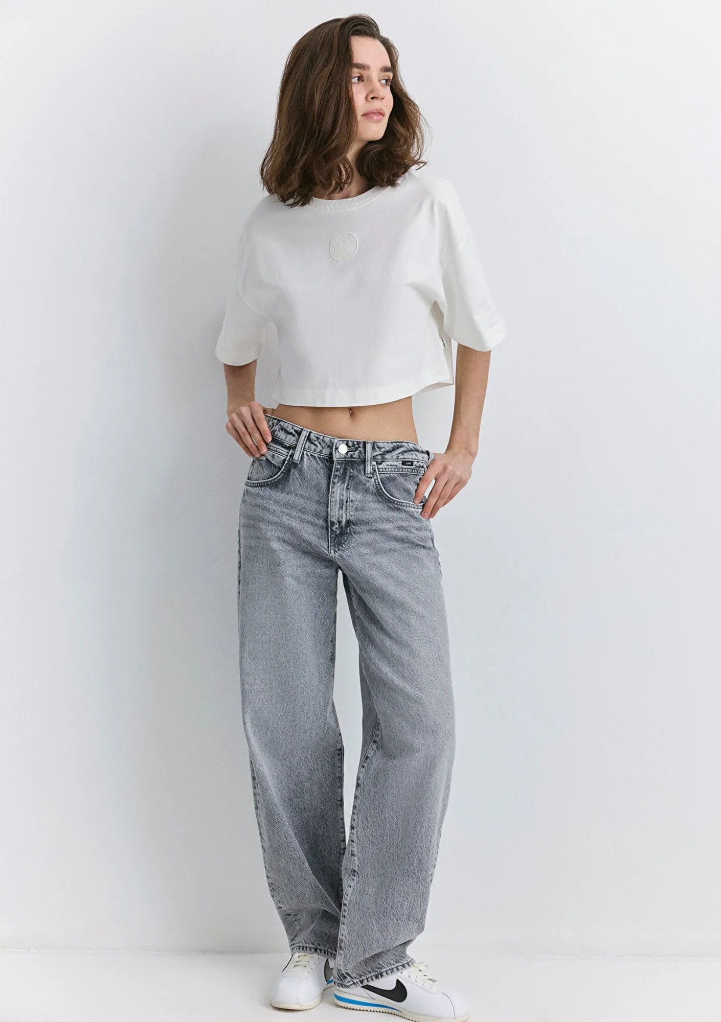 Ella Light Smoke Iconic Jean Pants