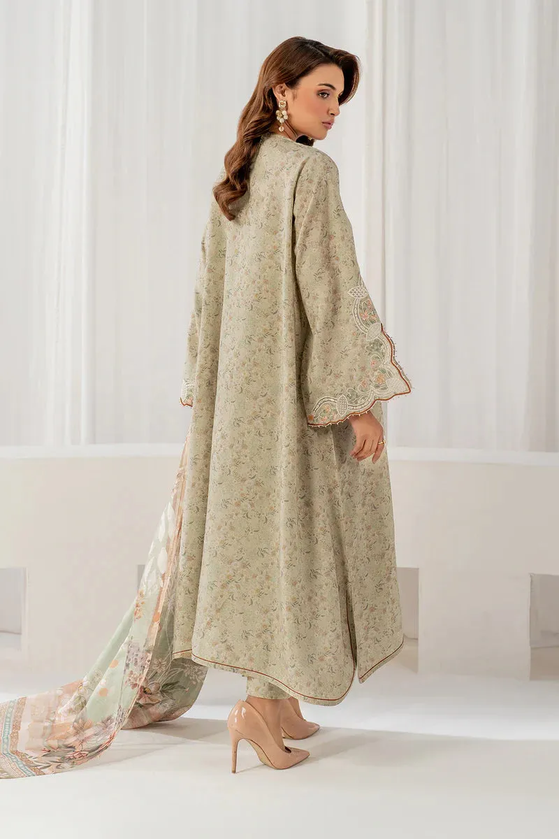 EMBROIDERED VISCOSE SILK