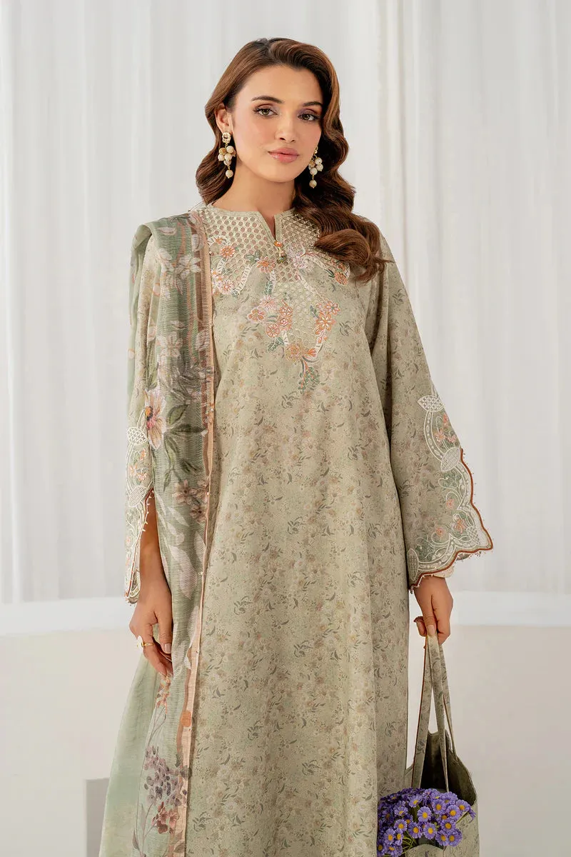 EMBROIDERED VISCOSE SILK