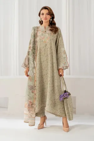 EMBROIDERED VISCOSE SILK