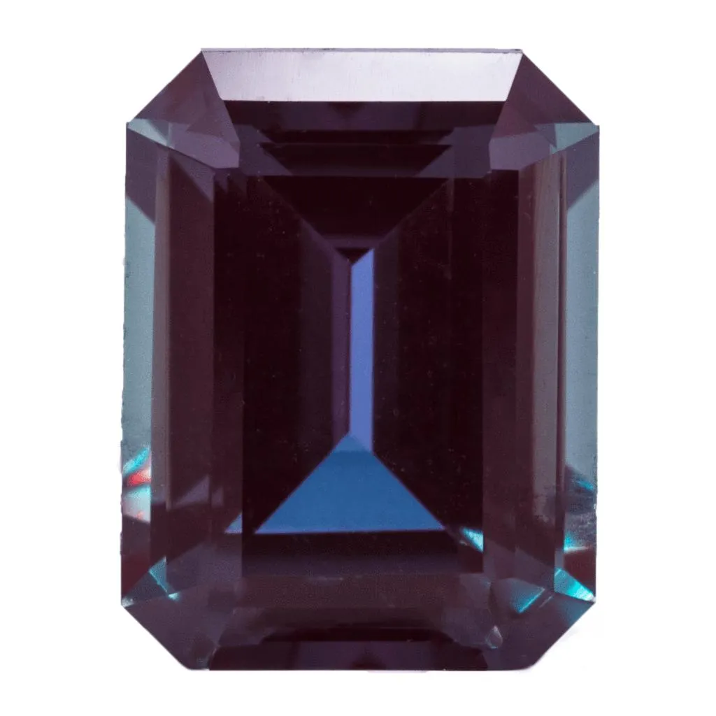 Emerald Chatham Lab-Grown Alexandrite Gems