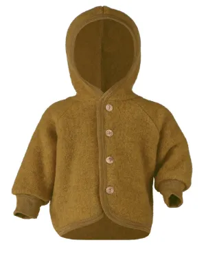 Engel wool fleece coat- Saffron