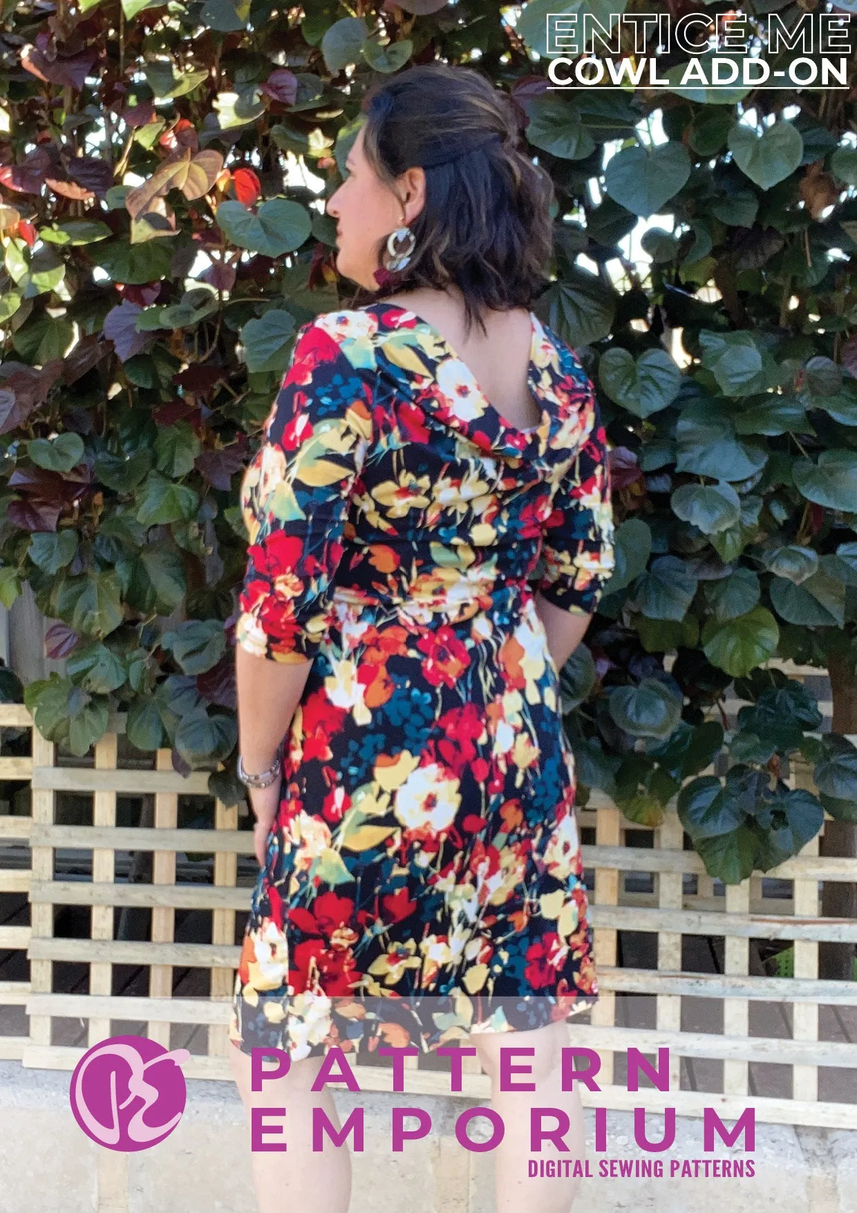 Entice Me Dress | Cowl Back Add-on Sewing Pattern