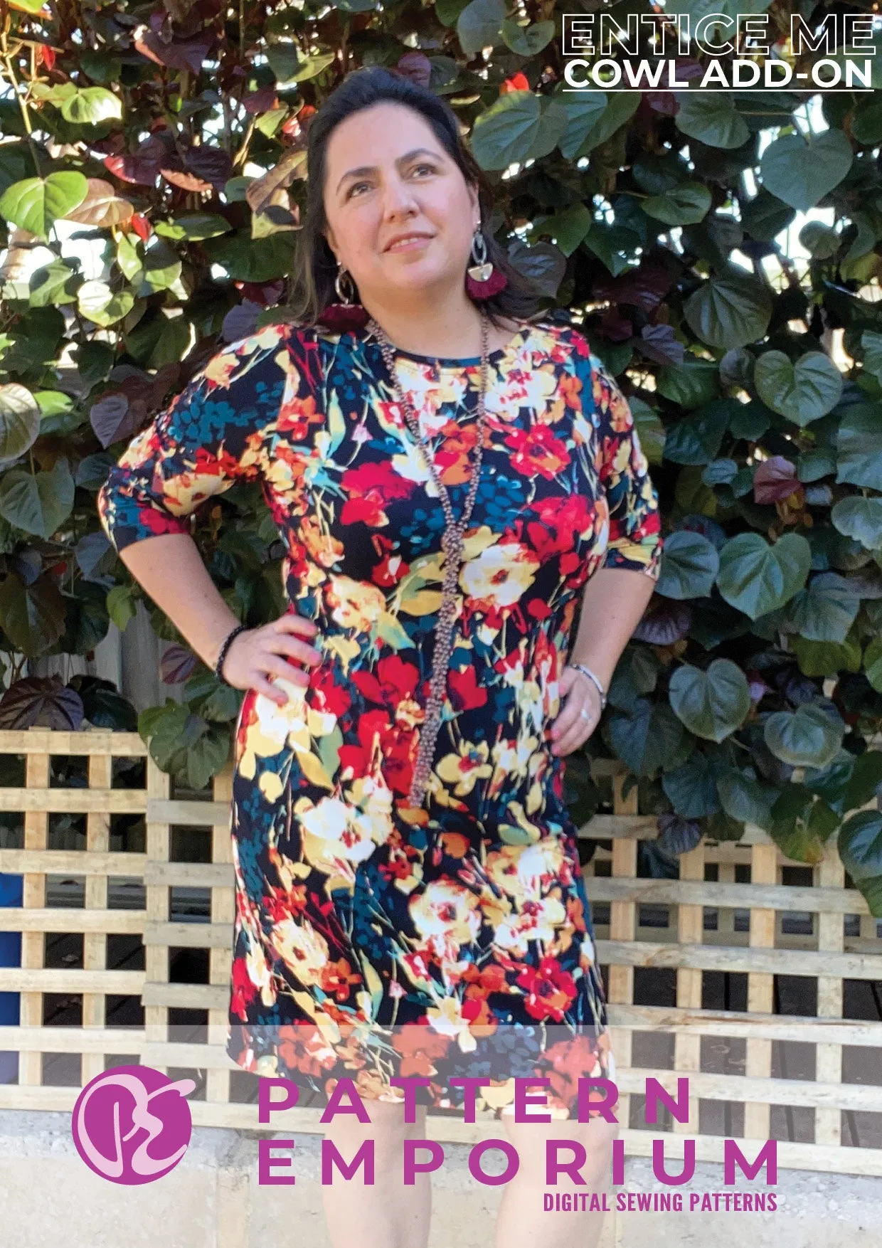 Entice Me Dress | Cowl Back Add-on Sewing Pattern