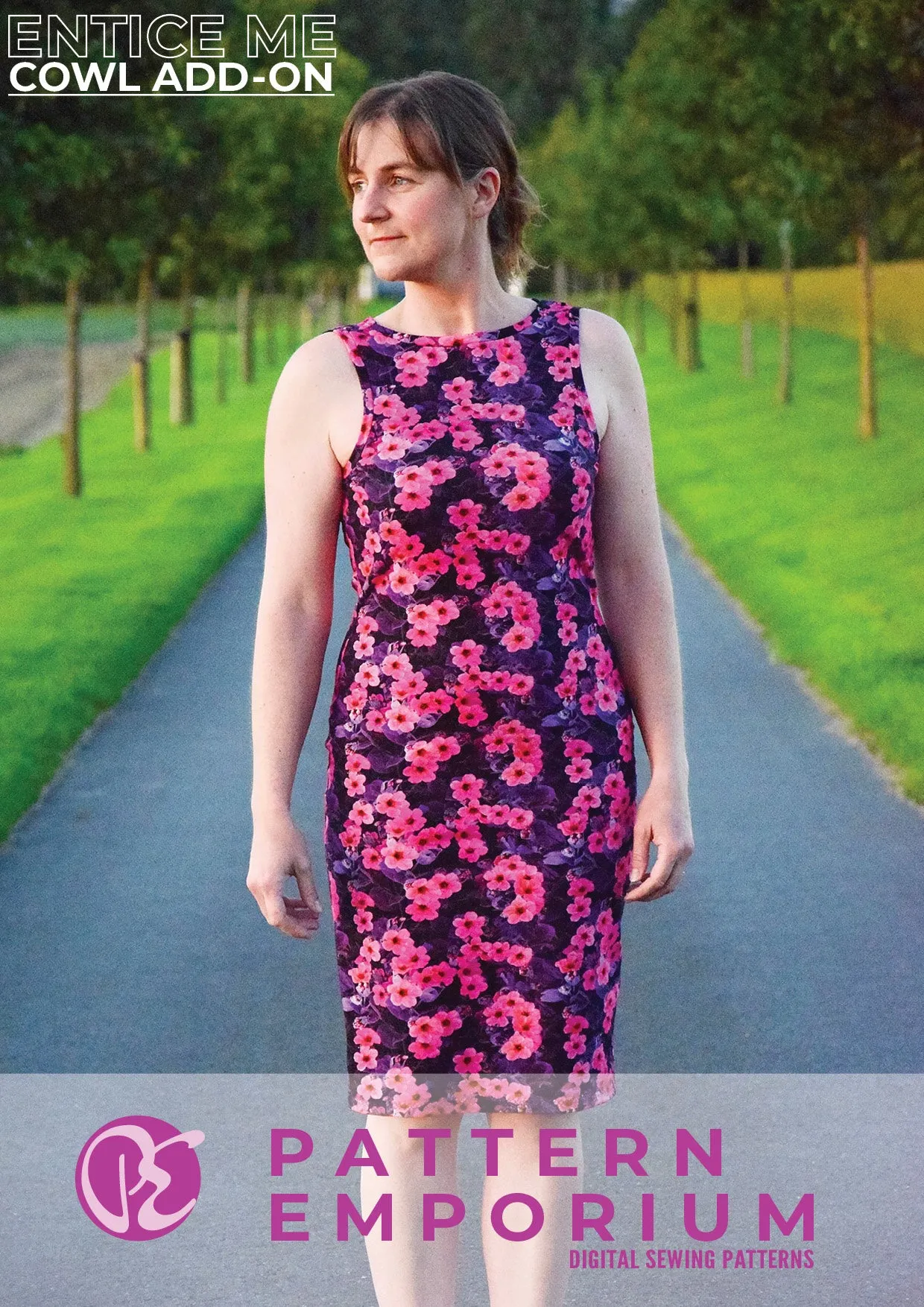 Entice Me Dress | Cowl Back Add-on Sewing Pattern