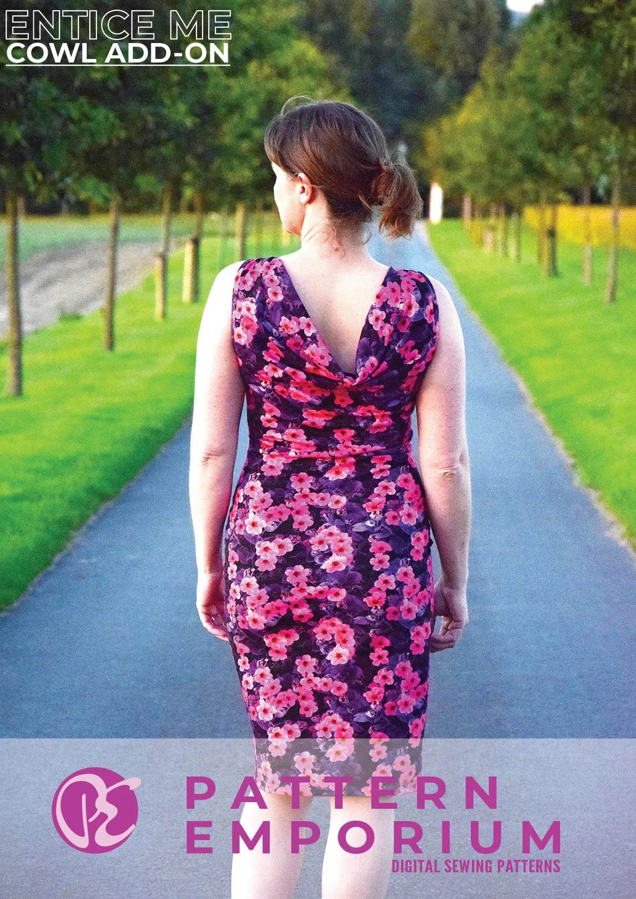 Entice Me Dress | Cowl Back Add-on Sewing Pattern
