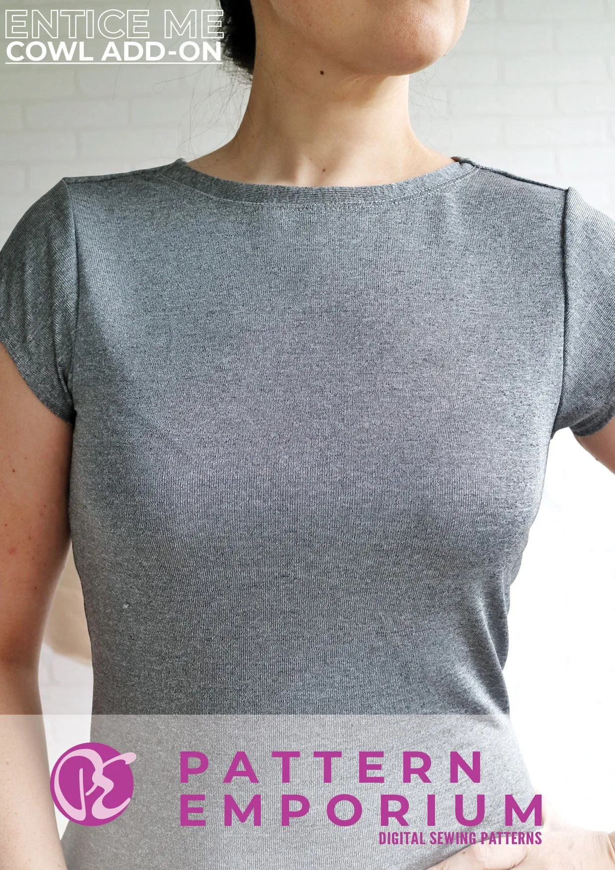 Entice Me Dress | Cowl Back Add-on Sewing Pattern