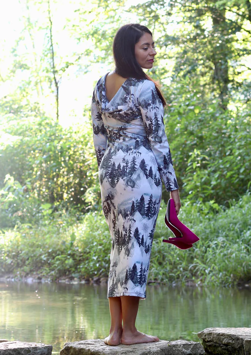 Entice Me Dress | Cowl Back Add-on Sewing Pattern
