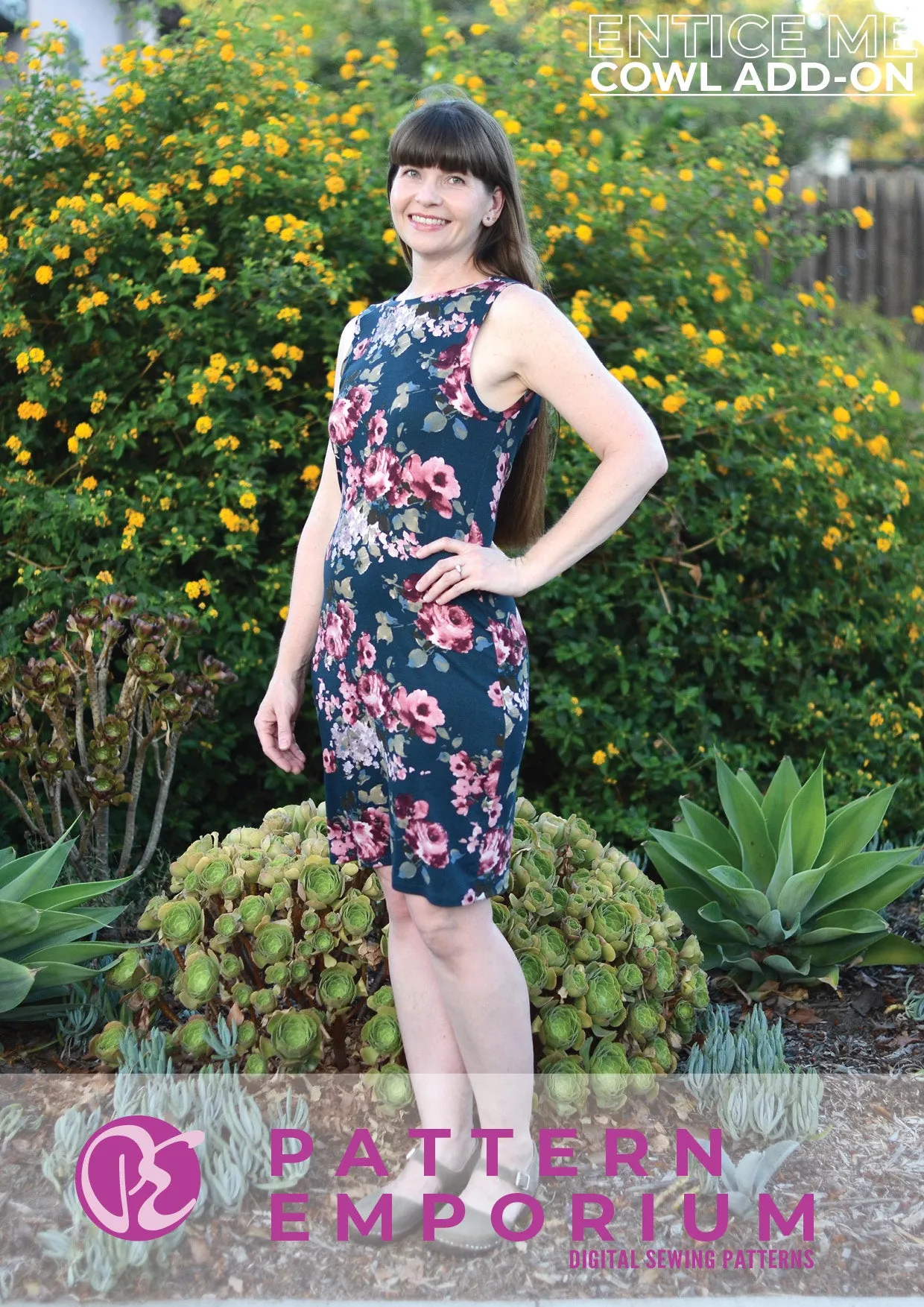 Entice Me Dress | Cowl Back Add-on Sewing Pattern