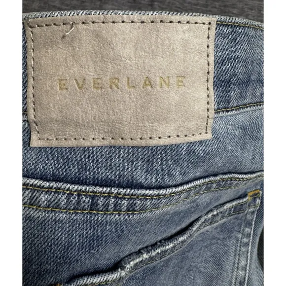 Everlane Jeans The High Rise Flare Blue Light Women's Size 30