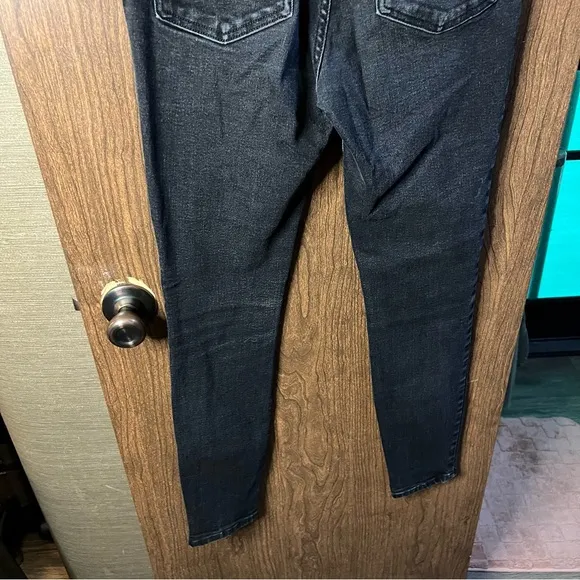 Everlane Jeans Womens Waist Black Denim High Rise Ankle Skinny size 30T