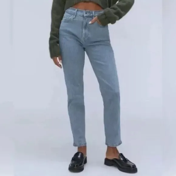 EVERLANE THE ORIGINAL CHEEKY JEAN ORGANIC COTTON High Rise Size 32 Regular