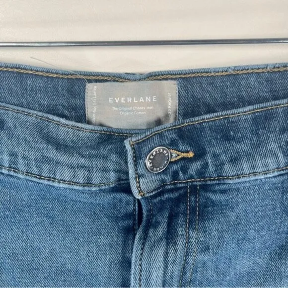 EVERLANE THE ORIGINAL CHEEKY JEAN ORGANIC COTTON High Rise Size 32 Regular