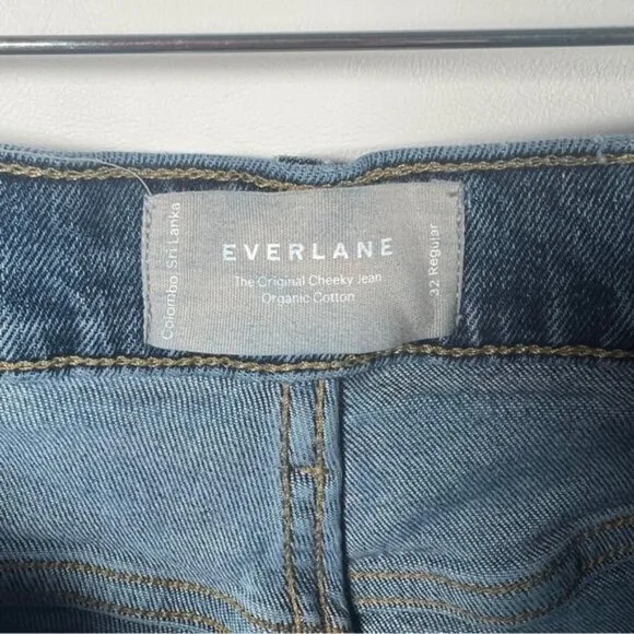 EVERLANE THE ORIGINAL CHEEKY JEAN ORGANIC COTTON High Rise Size 32 Regular