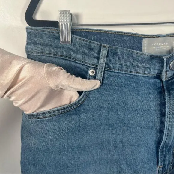 EVERLANE THE ORIGINAL CHEEKY JEAN ORGANIC COTTON High Rise Size 32 Regular