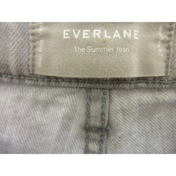 Everlane The Summer Jean In Vintage Light Gray 29 Reg