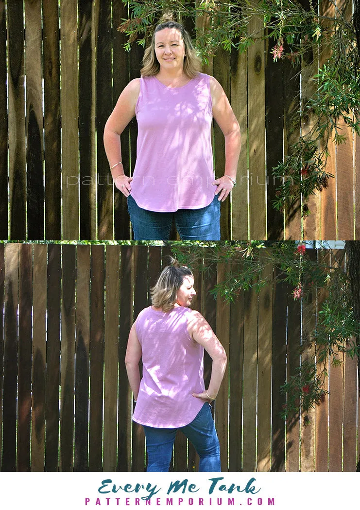 Every Me Tank | Sleeveless Top & Dress Sewing Pattern