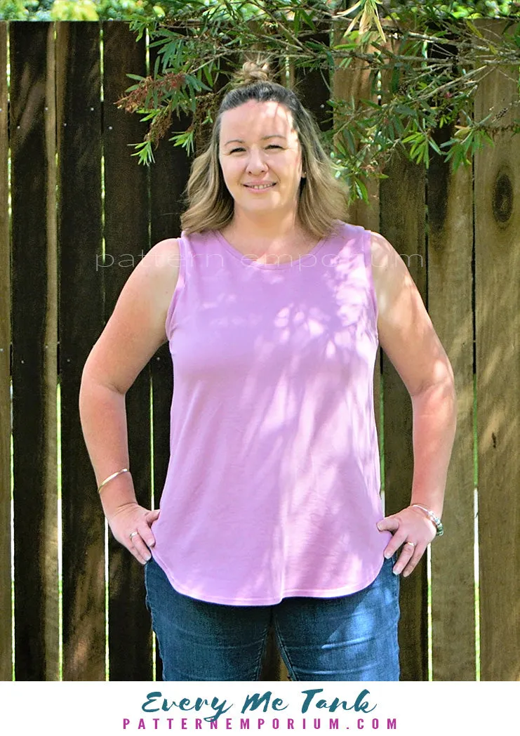 Every Me Tank | Sleeveless Top & Dress Sewing Pattern