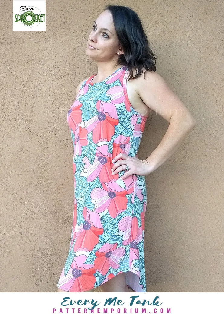 Every Me Tank | Sleeveless Top & Dress Sewing Pattern