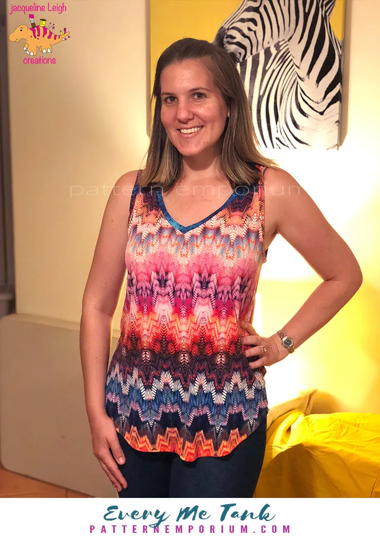 Every Me Tank | Sleeveless Top & Dress Sewing Pattern