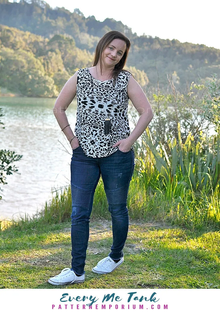 Every Me Tank | Sleeveless Top & Dress Sewing Pattern