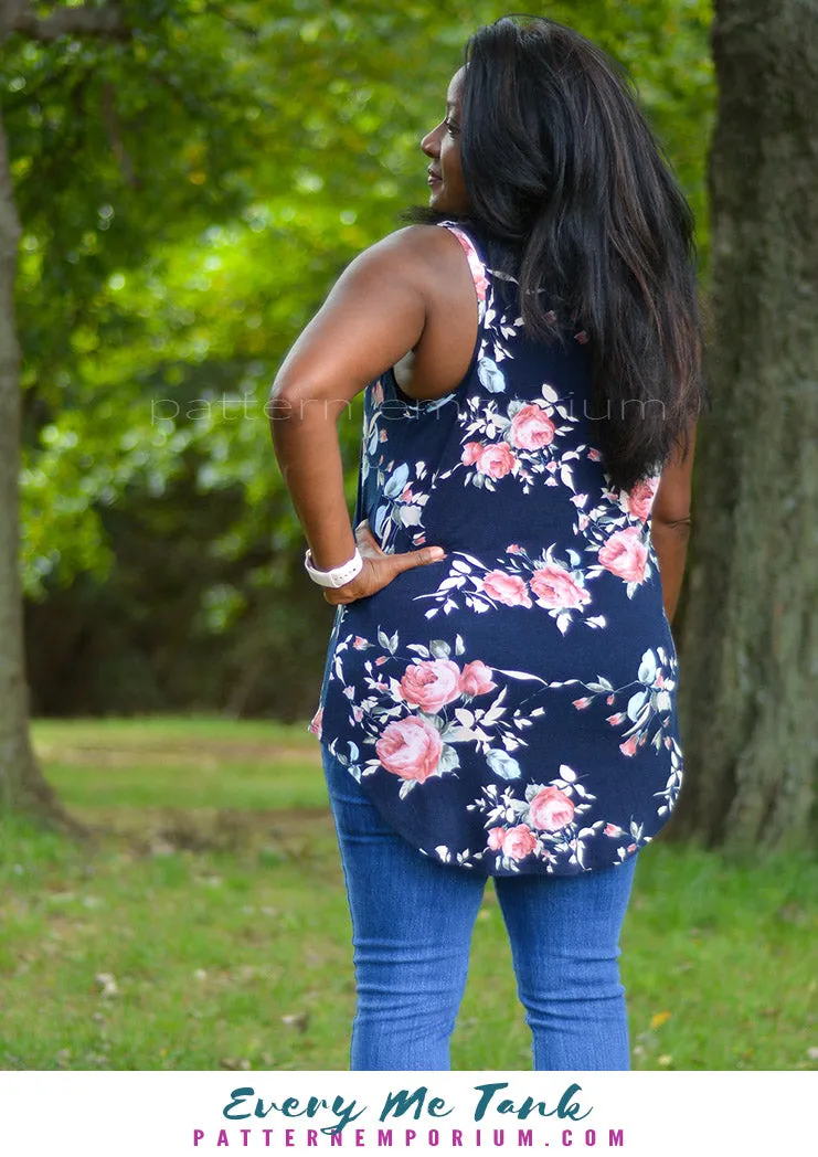 Every Me Tank | Sleeveless Top & Dress Sewing Pattern
