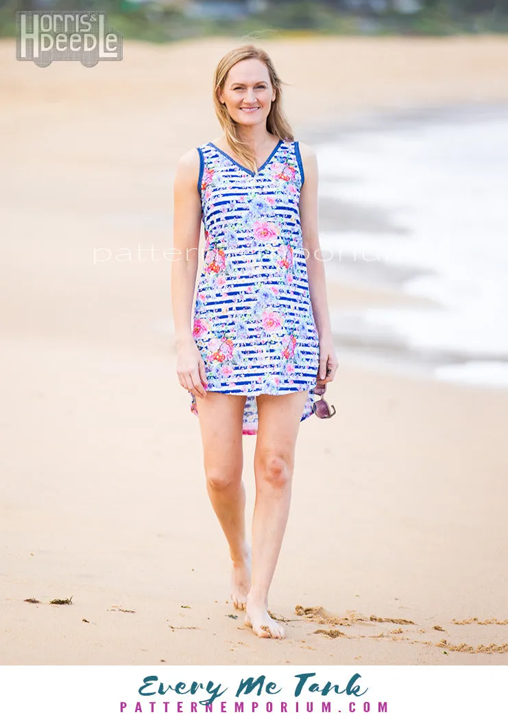 Every Me Tank | Sleeveless Top & Dress Sewing Pattern