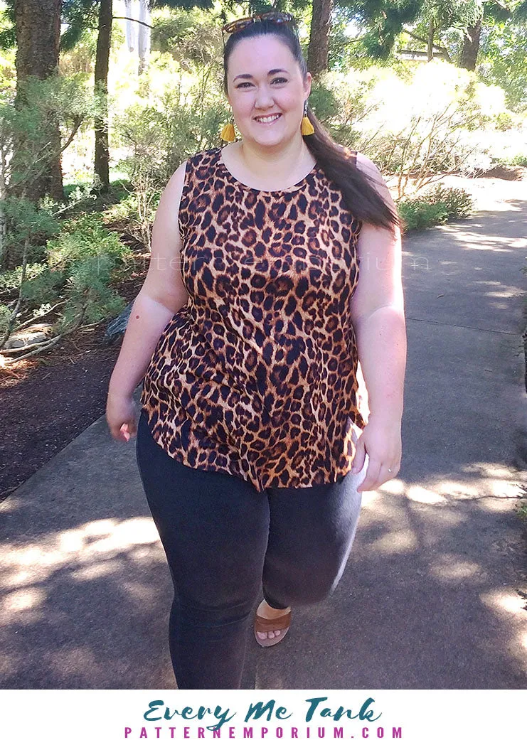 Every Me Tank | Sleeveless Top & Dress Sewing Pattern