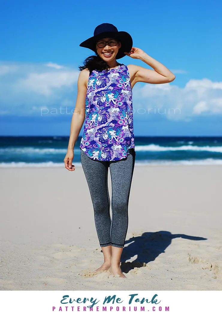 Every Me Tank | Sleeveless Top & Dress Sewing Pattern