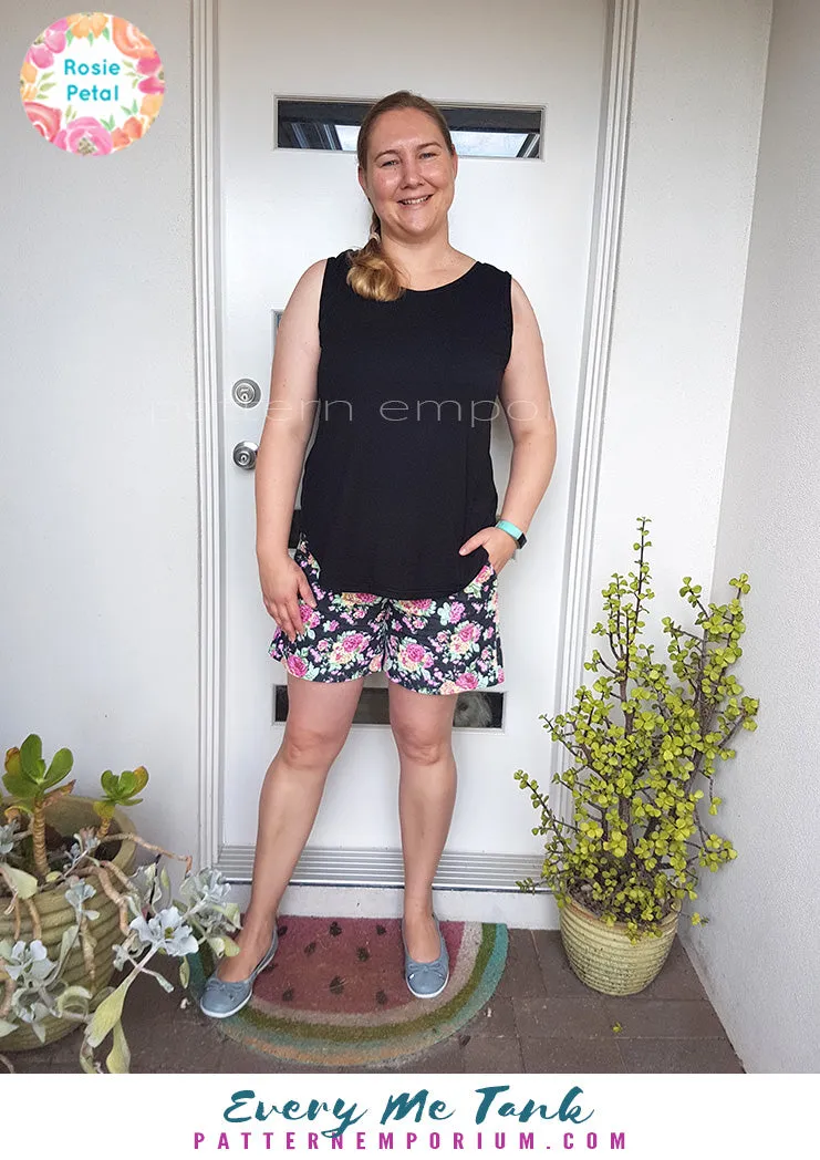 Every Me Tank | Sleeveless Top & Dress Sewing Pattern