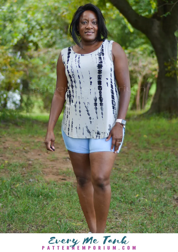Every Me Tank | Sleeveless Top & Dress Sewing Pattern