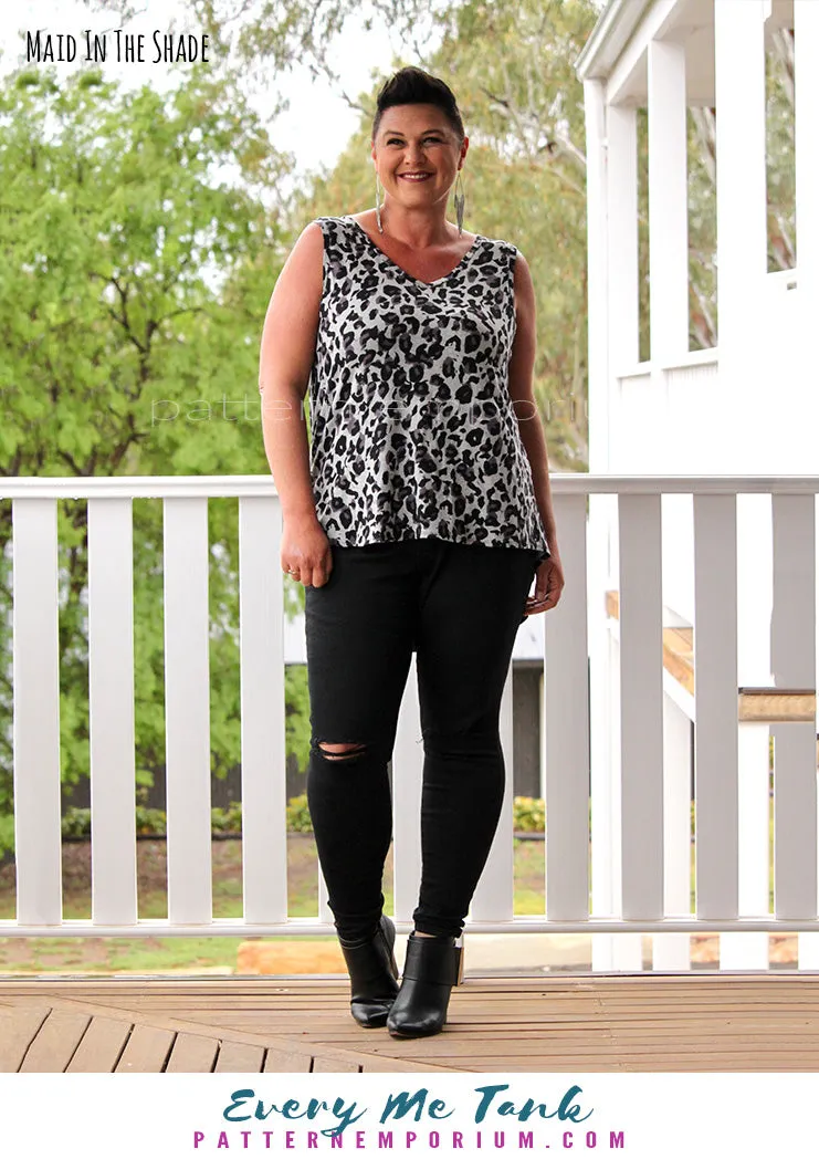 Every Me Tank | Sleeveless Top & Dress Sewing Pattern