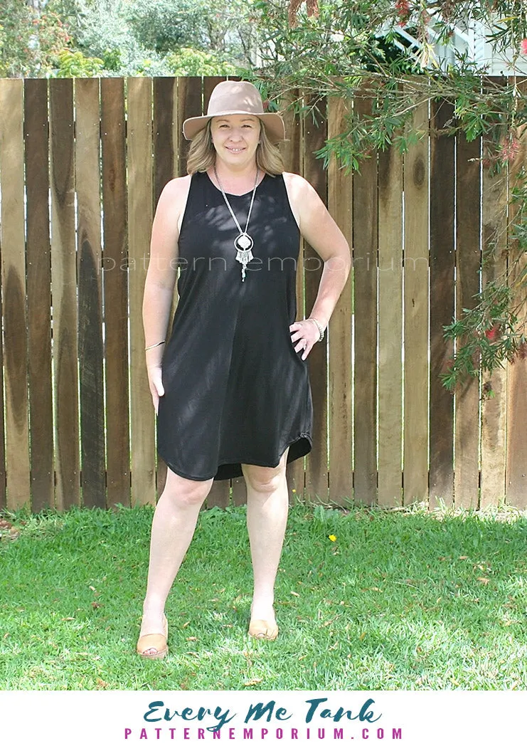 Every Me Tank | Sleeveless Top & Dress Sewing Pattern