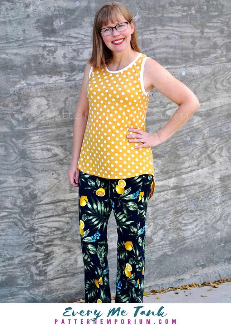 Every Me Tank | Sleeveless Top & Dress Sewing Pattern