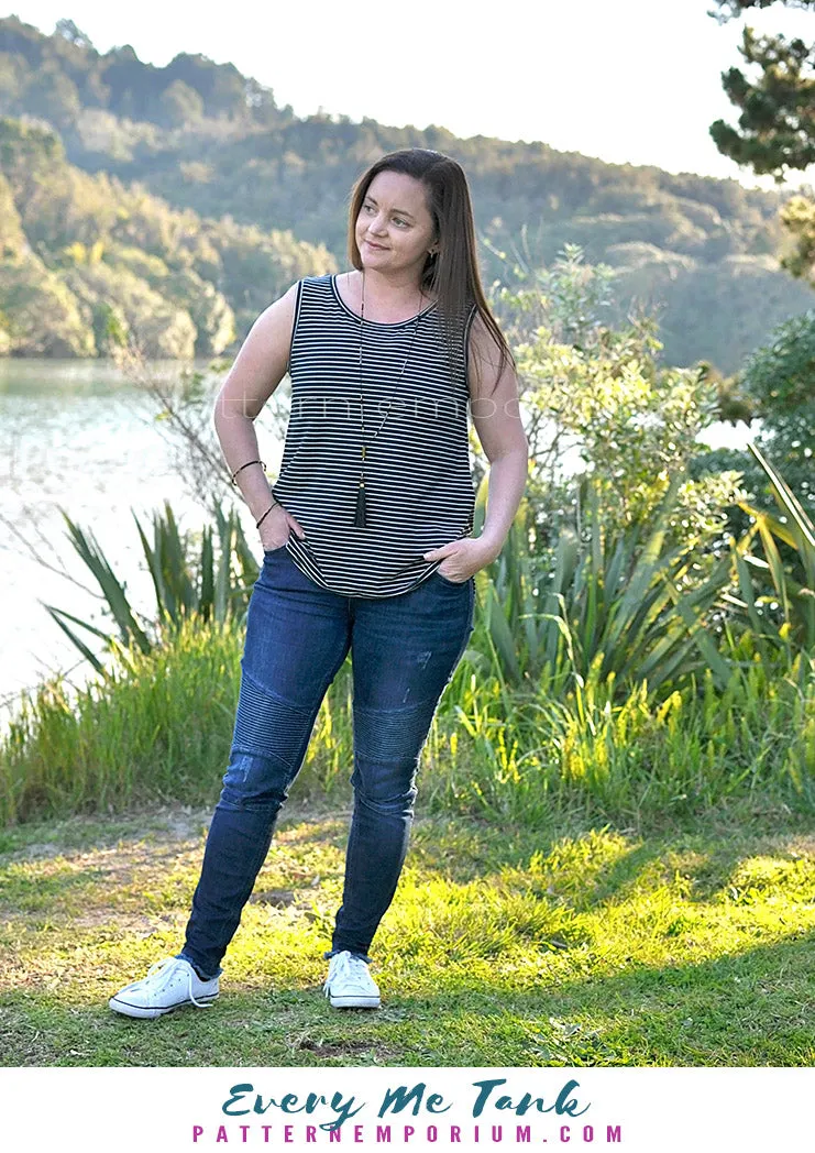 Every Me Tank | Sleeveless Top & Dress Sewing Pattern