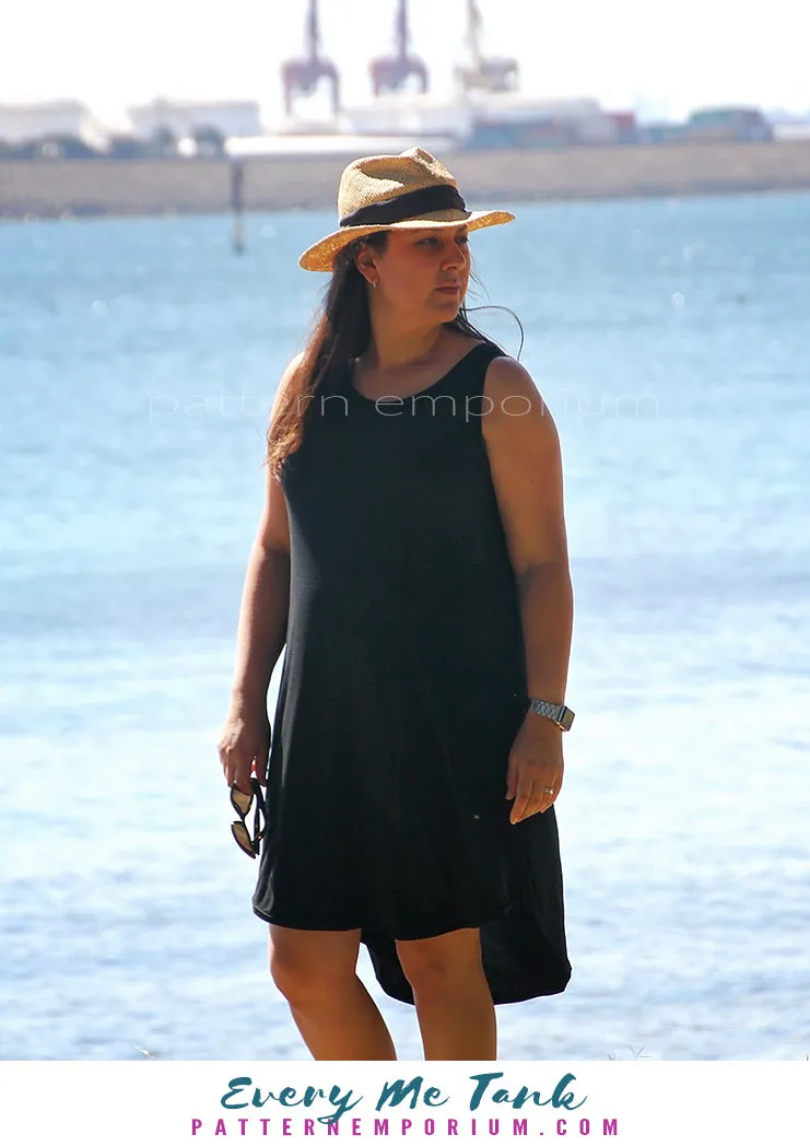 Every Me Tank | Sleeveless Top & Dress Sewing Pattern