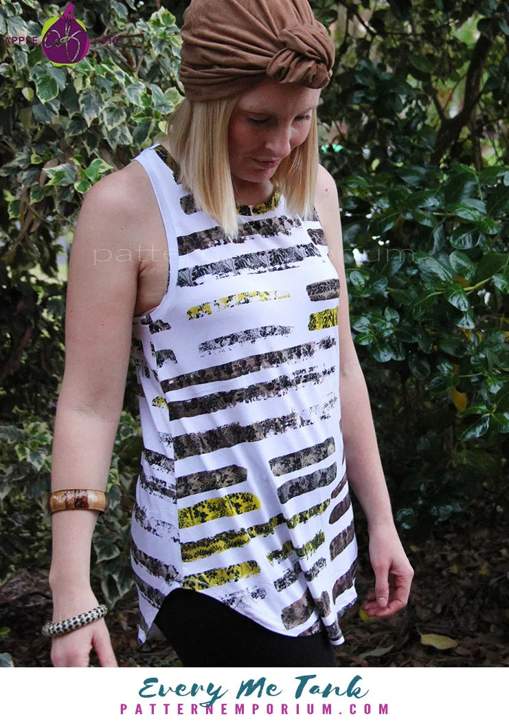 Every Me Tank | Sleeveless Top & Dress Sewing Pattern