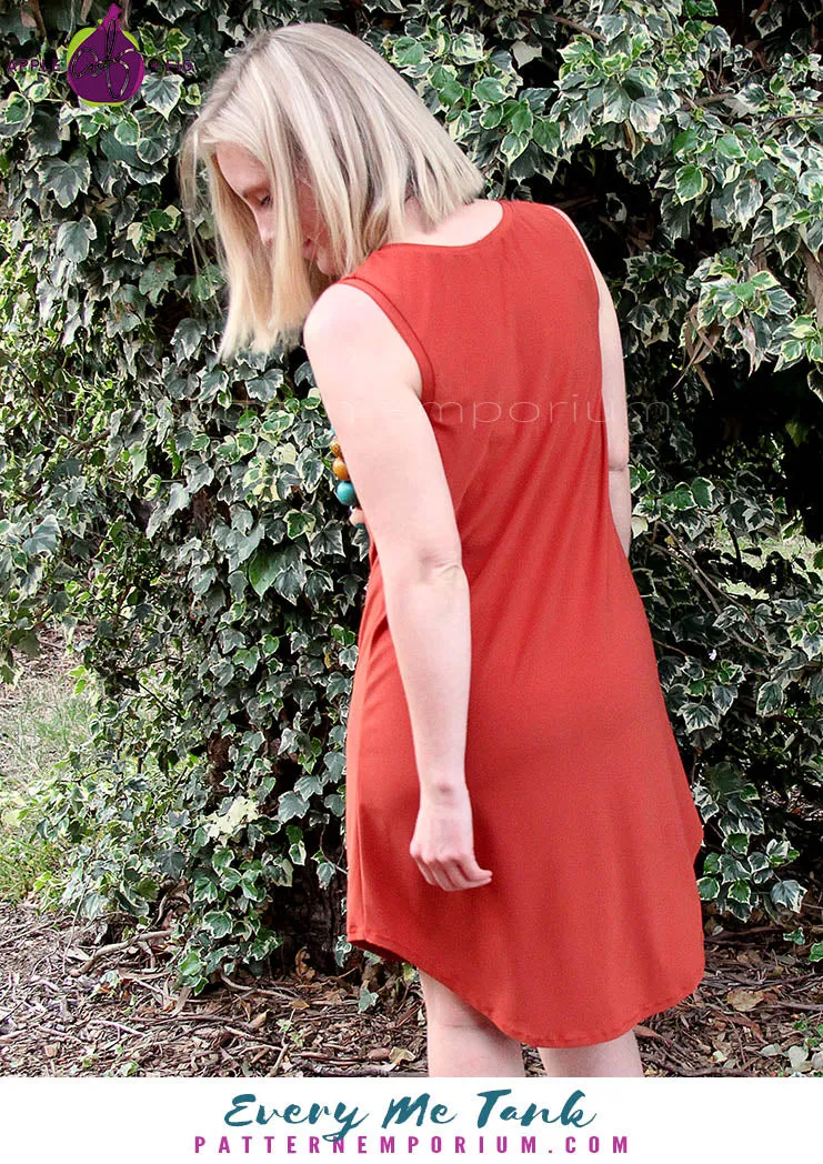 Every Me Tank | Sleeveless Top & Dress Sewing Pattern