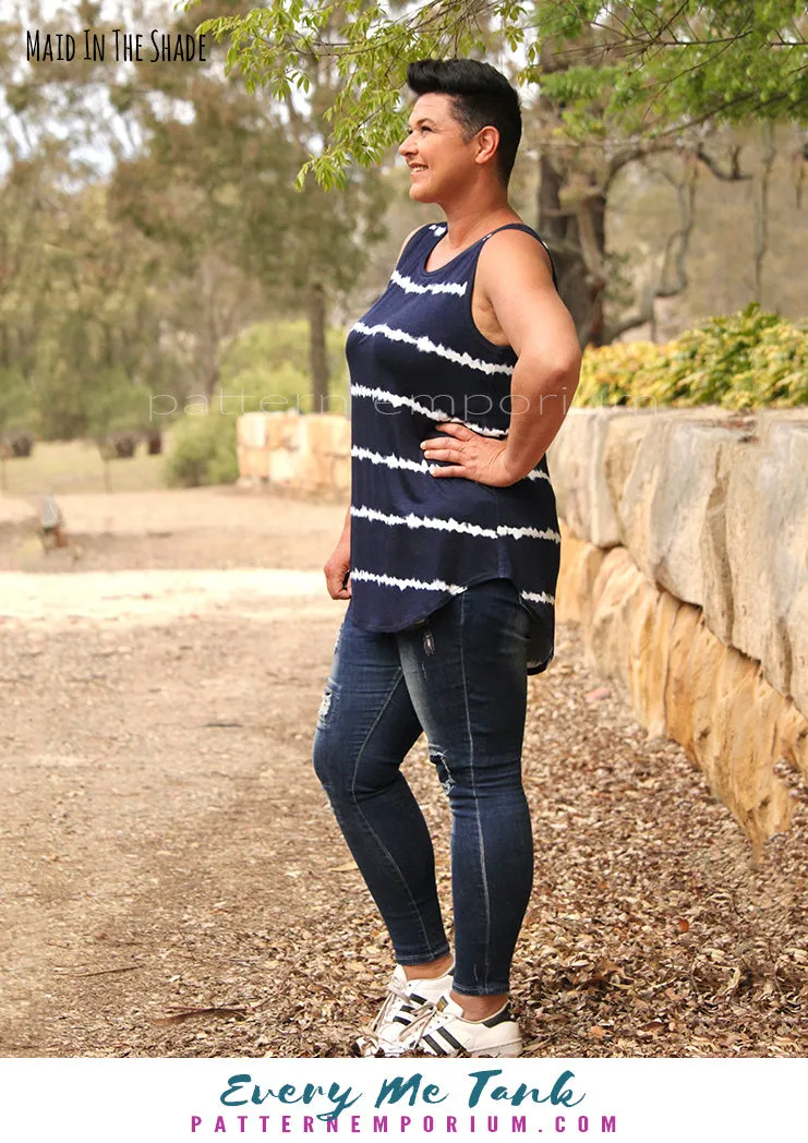 Every Me Tank | Sleeveless Top & Dress Sewing Pattern