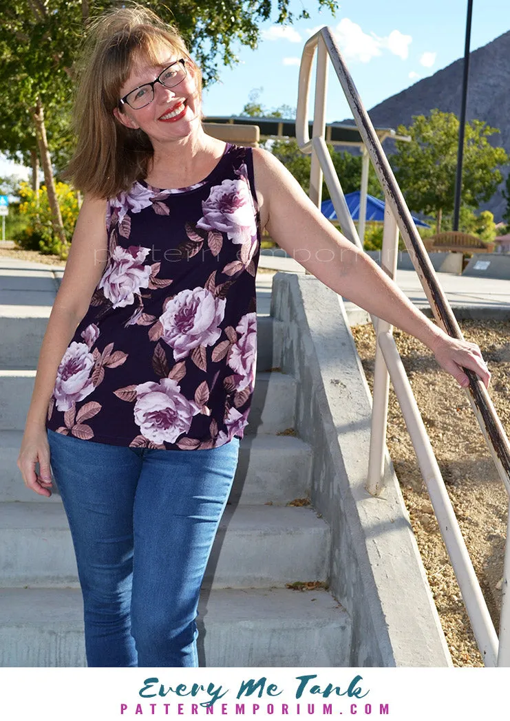 Every Me Tank | Sleeveless Top & Dress Sewing Pattern