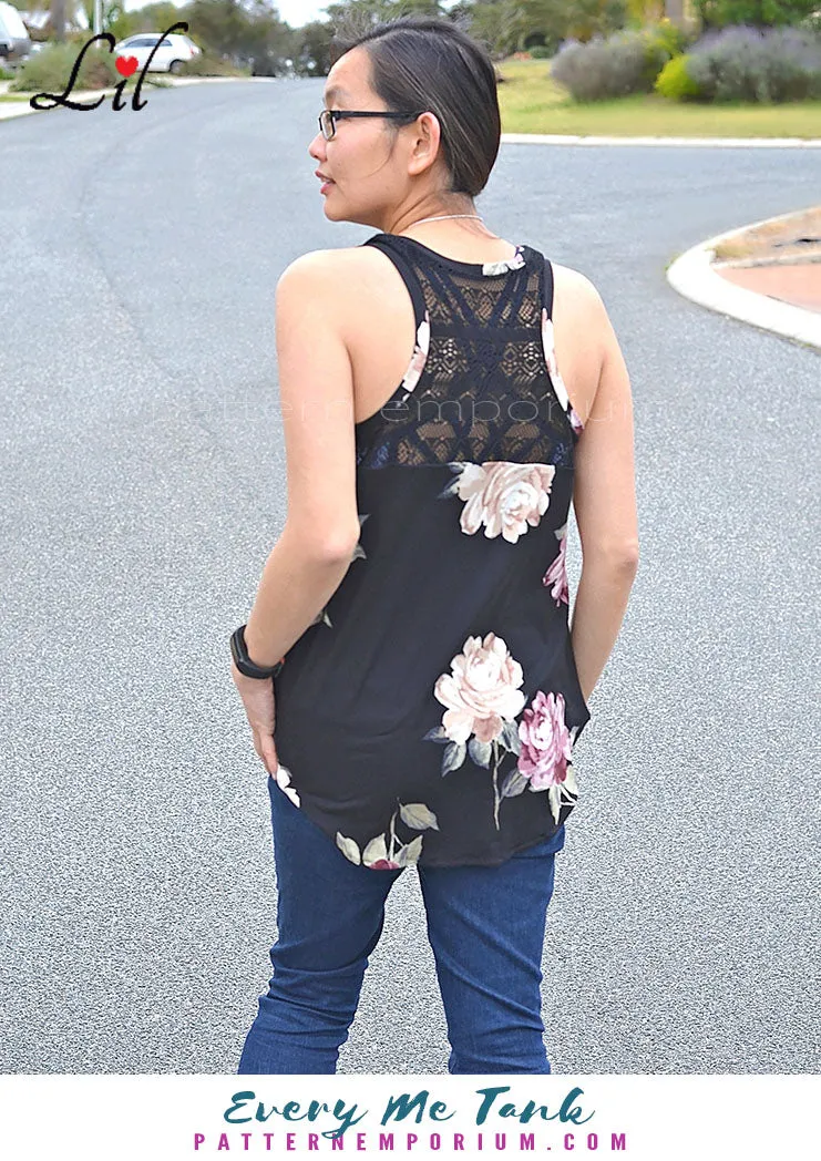 Every Me Tank | Sleeveless Top & Dress Sewing Pattern