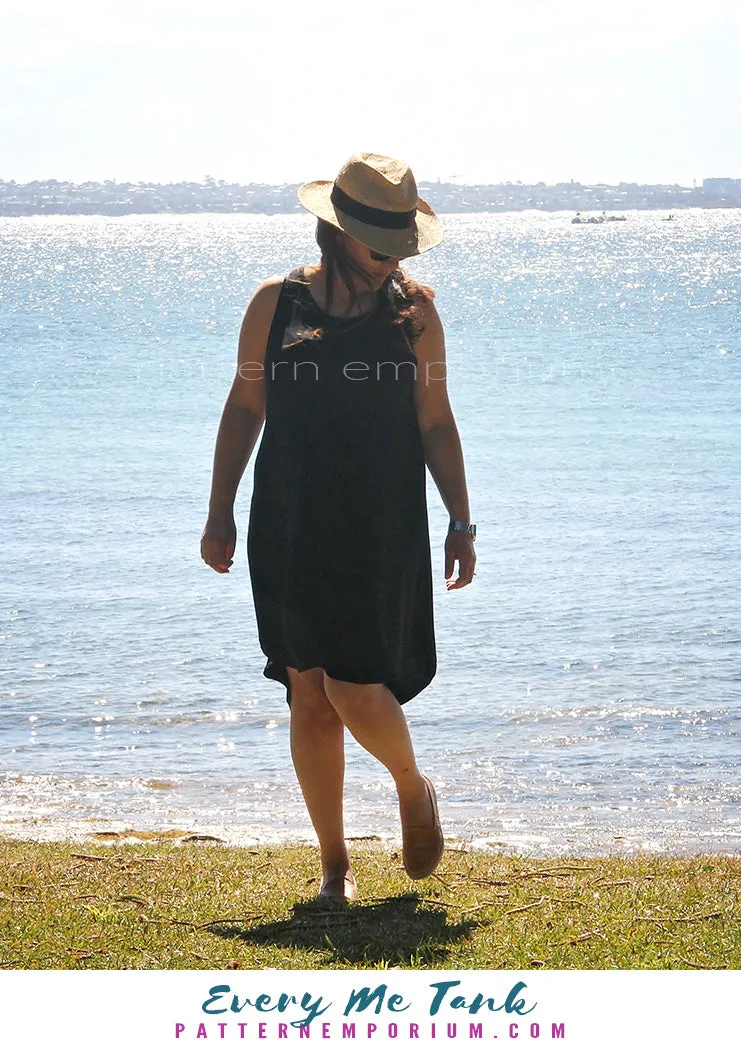 Every Me Tank | Sleeveless Top & Dress Sewing Pattern