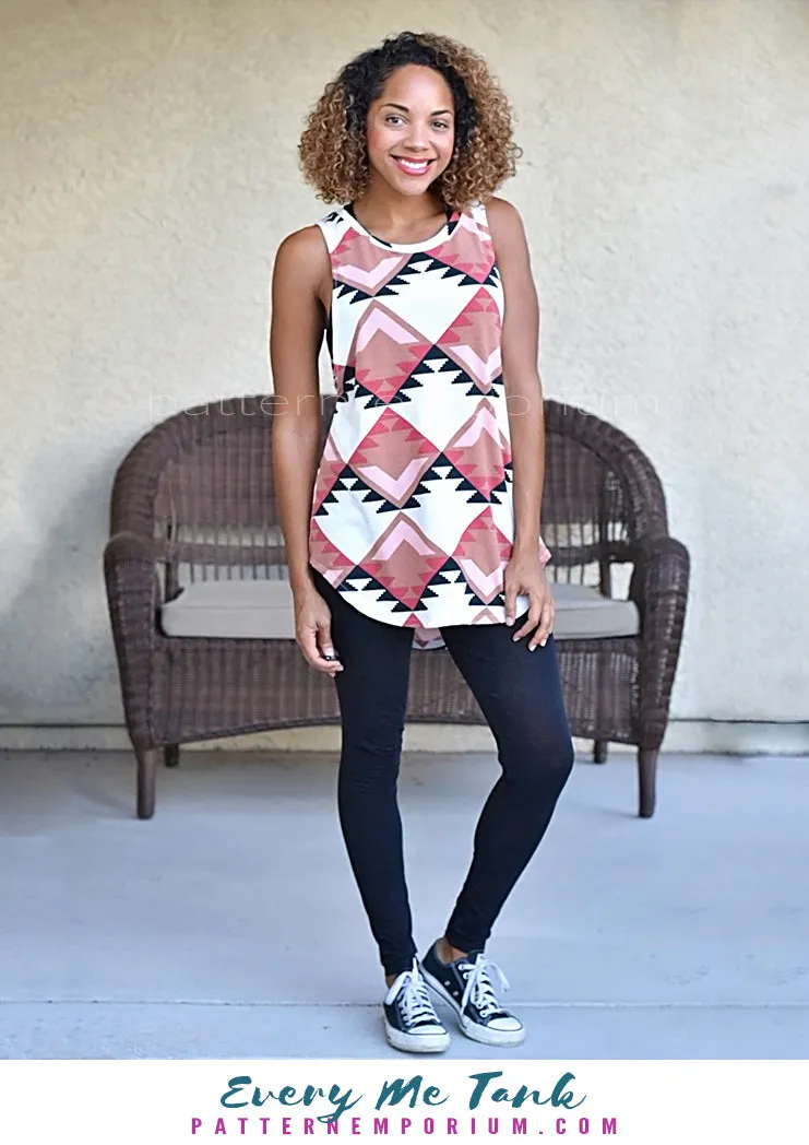 Every Me Tank | Sleeveless Top & Dress Sewing Pattern