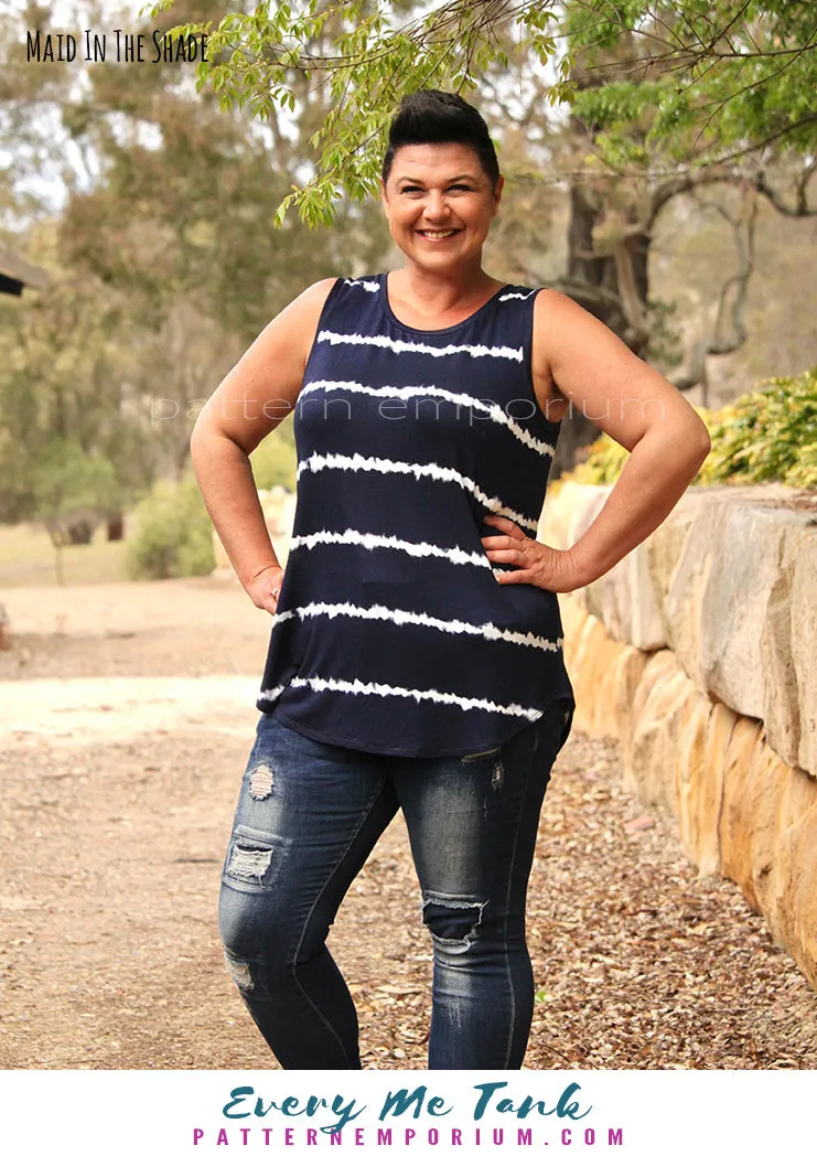 Every Me Tank | Sleeveless Top & Dress Sewing Pattern