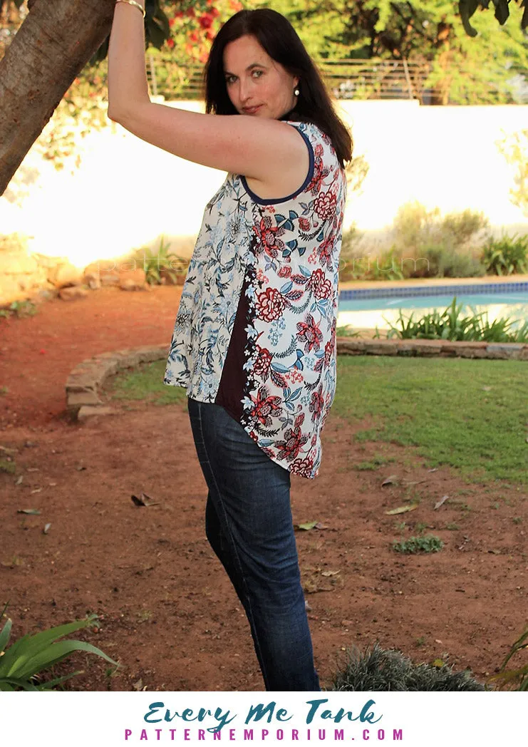 Every Me Tank | Sleeveless Top & Dress Sewing Pattern