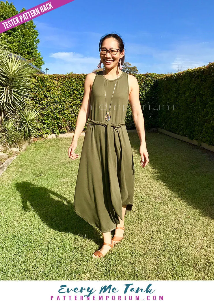 Every Me Tank | Sleeveless Top & Dress Sewing Pattern