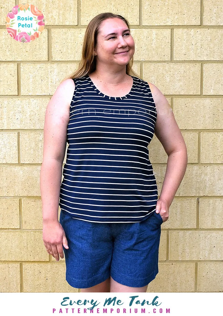 Every Me Tank | Sleeveless Top & Dress Sewing Pattern