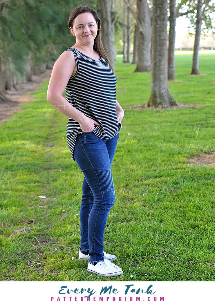 Every Me Tank | Sleeveless Top & Dress Sewing Pattern