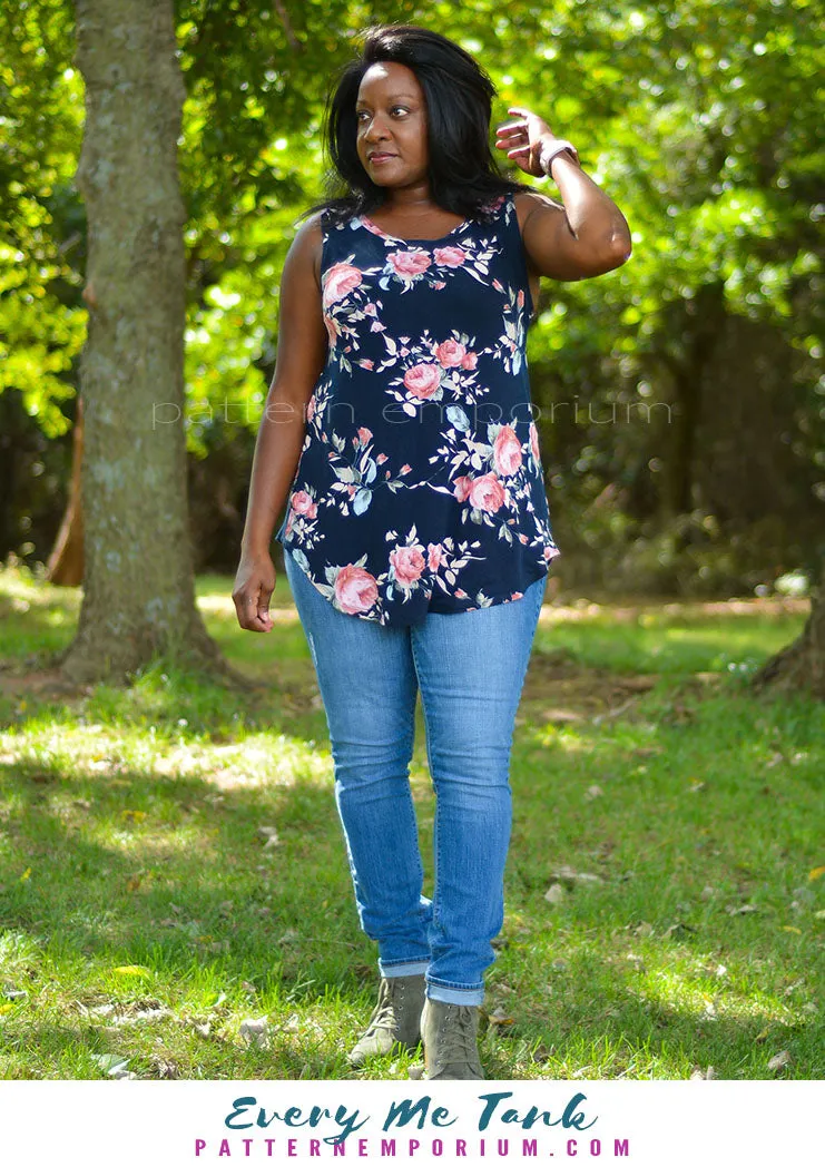 Every Me Tank | Sleeveless Top & Dress Sewing Pattern